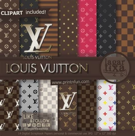 louis vuitton scrapbook paper|Louis Vuitton paper.